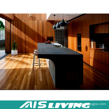 Melamine Veneer Kitchen Cabinets Furniture for Villa (AIS-K309)